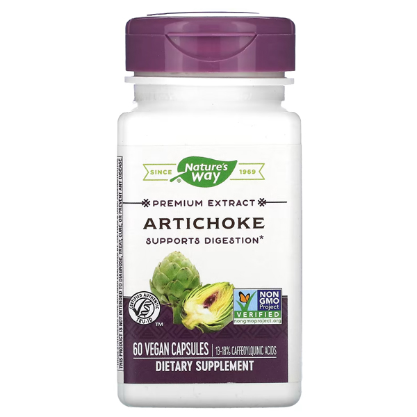 Nature's Way, Artichoke, Premium Extract, 60 Vegan Capsules