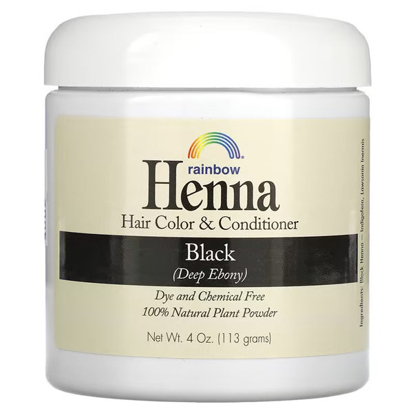 Rainbow Research Henna, Hair Color & Conditioner, Black,