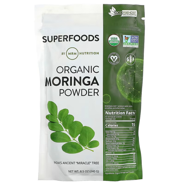 MRM Nutrition, Organic Moringa Powder, 8.5 oz (240 g)