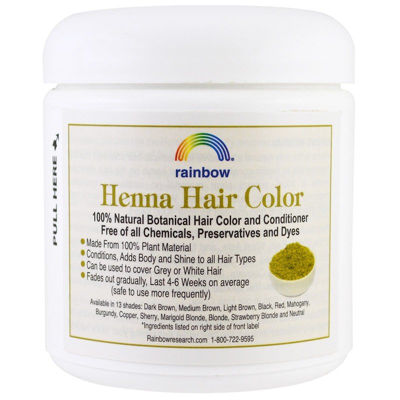 Rainbow Research, Henna, Hair Color and Conditioner, Medium Brown (Chestnut), 4 oz (113 g)