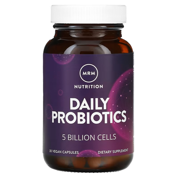 MRM Nutrition, Daily Probiotics, 5 Billion Cells, 30 Vegan Capsules