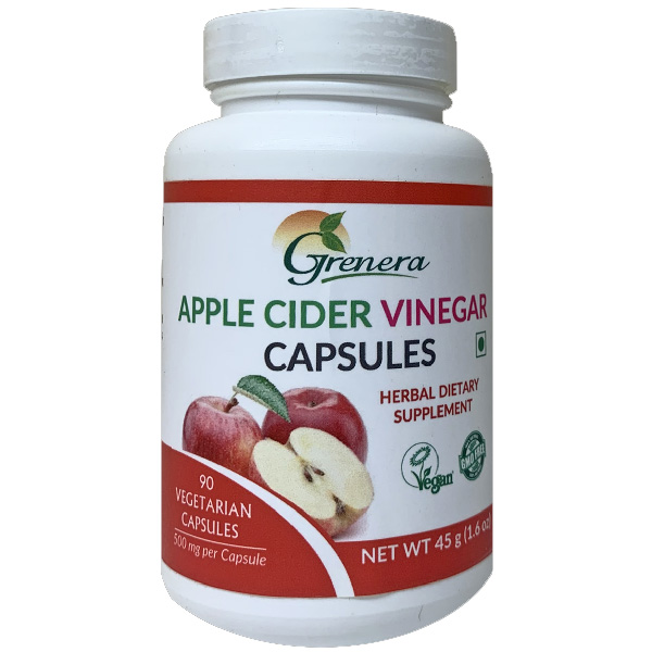 Grenera Apple Cider Vinegar Capsules 90 Vegetarian Capsules