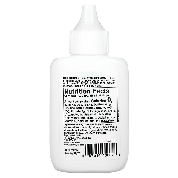 Swanson Alkaline Booster pH Protector Drops 37.5 ml