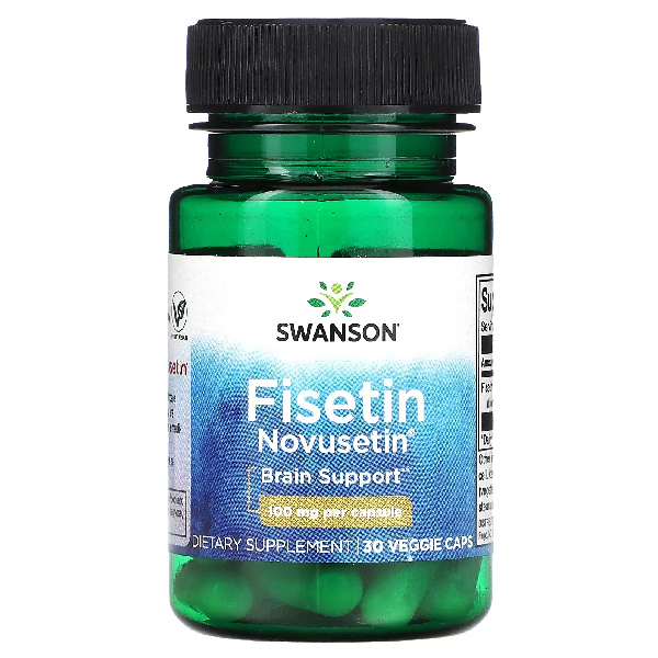 Swanson Fisetin Novusetin 100mg 30 Veggie Caps