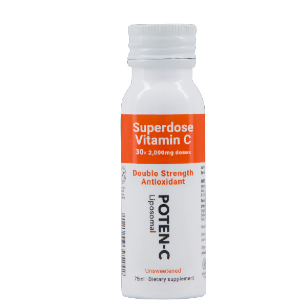 Poten-C Superdose Liposomal Vitamin C - 5x 2000mg Doses 75ml