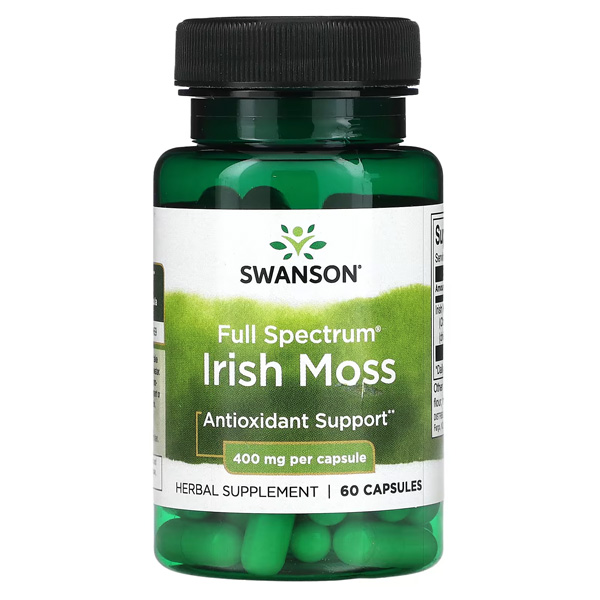 Swanson Full Spectrum Irish Moss 400mg 60 Capsules