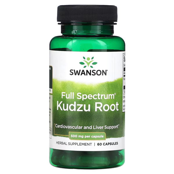 Swanson Full Spectrum Kudzu Root 500mg 60 Capsules