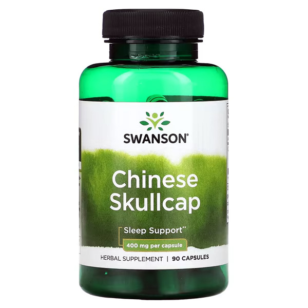 Swanson Chinese Skullcap 400mg 90 Capsules