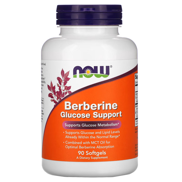 NOW Foods Berberine Glucose Support 90 Softgels