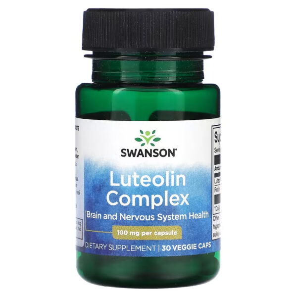 Swanson Luteolin Complex 100mg 30 Veggie Caps