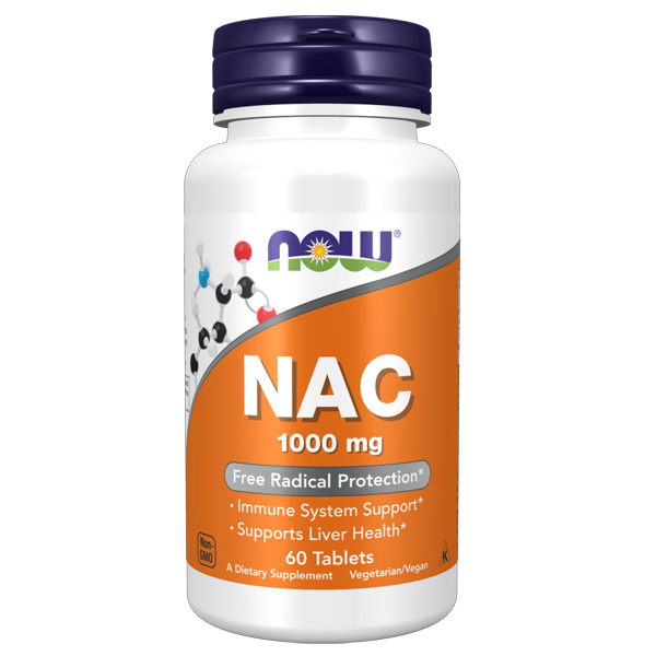 NOW Foods NAC 1000 mg Tablets