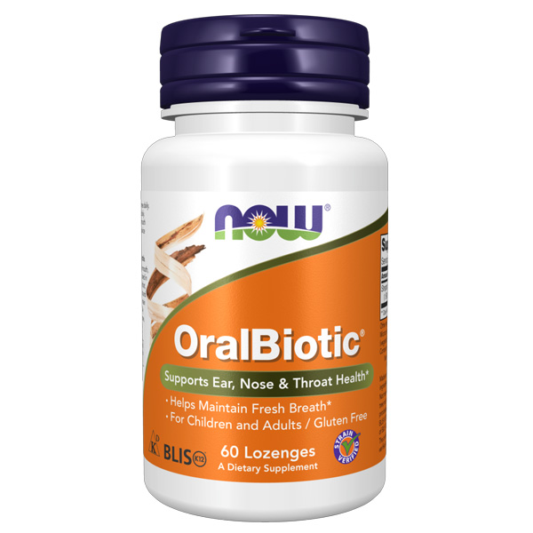 NOW OralBiotic® Lozenges 60 Lozenges