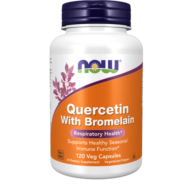 NOW Foods Quercetin with Bromelain 120 Veg Capsules