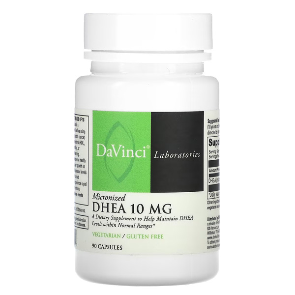 DaVinci Laboratories of Vermont Micronized DHEA 10mg 90 Capsules