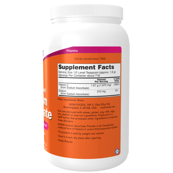 Sodium Ascorbate Powder 1,361g - Image 2