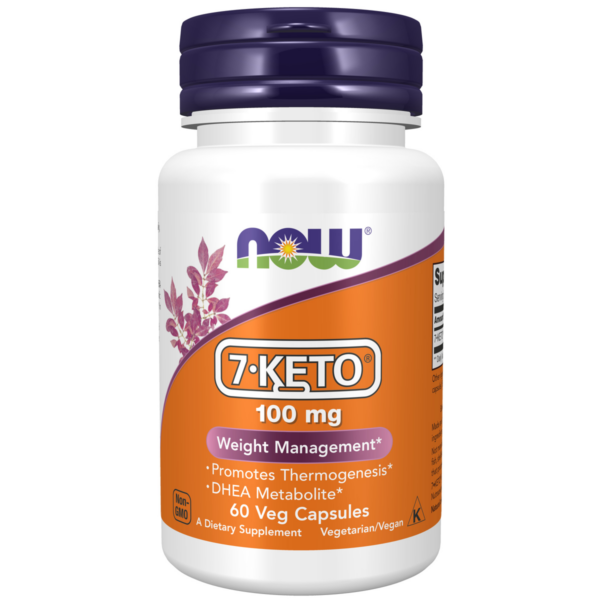 NOW Foods 7-KETO 100mg 60 Veg Capsules