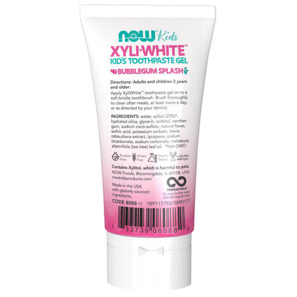 XyliWhite, Kids Toothpaste Gel - Bubblegum Splash 85g - Image 2