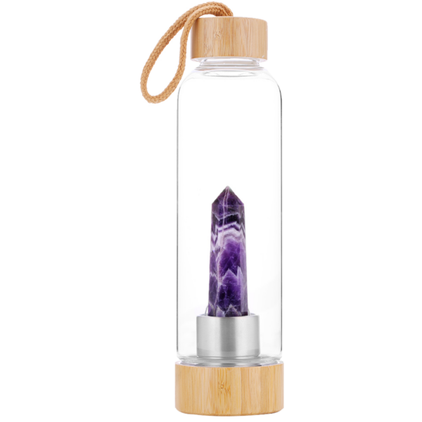 Drink bottles with Crystal - Amethyst 550ml