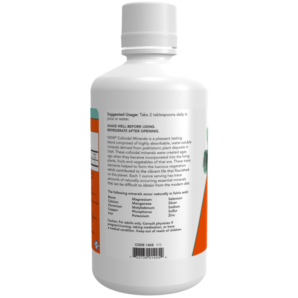 NOW Foods Colloidal Minerals 946ml - Image 3