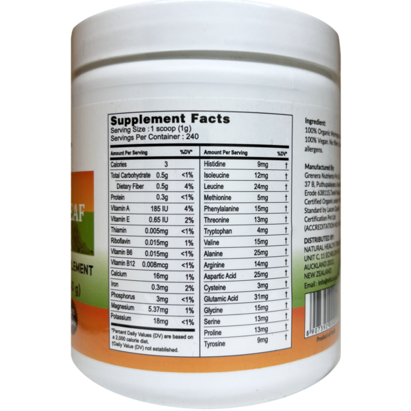 Moringa Leaf Powder 240g - Image 2