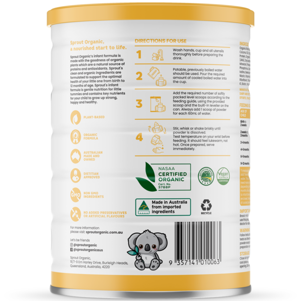 Infant Formula 700g 0-12 Months - Plant Based - Image 2