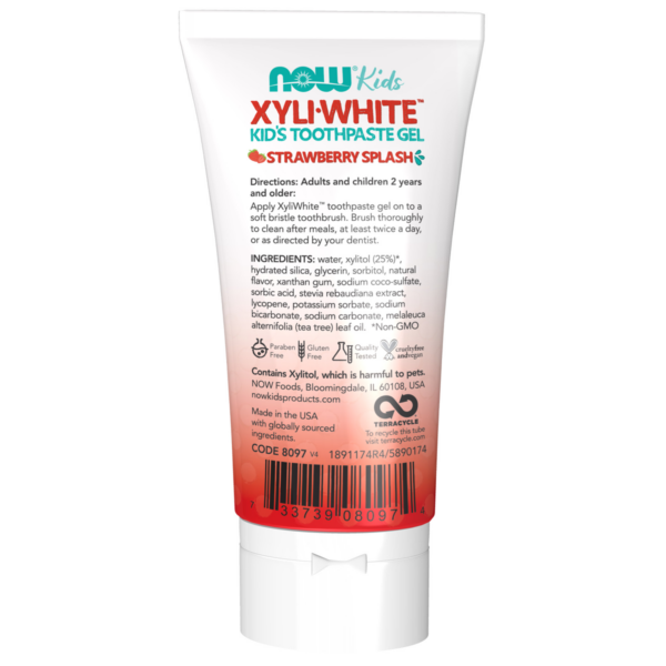 XyliWhite, Kids Toothpaste Gel Strawberry Splash 85g - Image 3