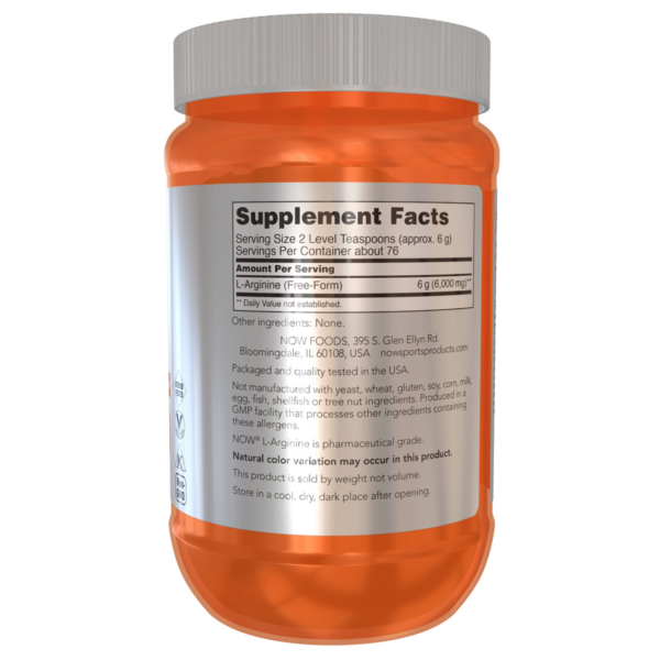 L-Arginine Powder 454g - Image 3