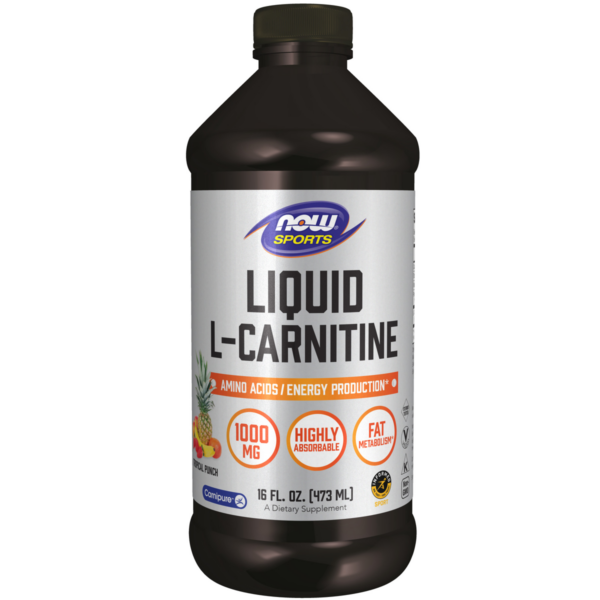 L-Carnitine Liquid, Tropical Punch Flavor 1,000mg 473ml