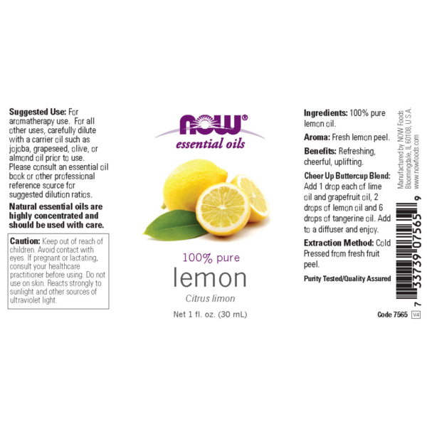 Lemon Oil 100% pure 30ml & 118ml (Citrus Limon) - Image 3