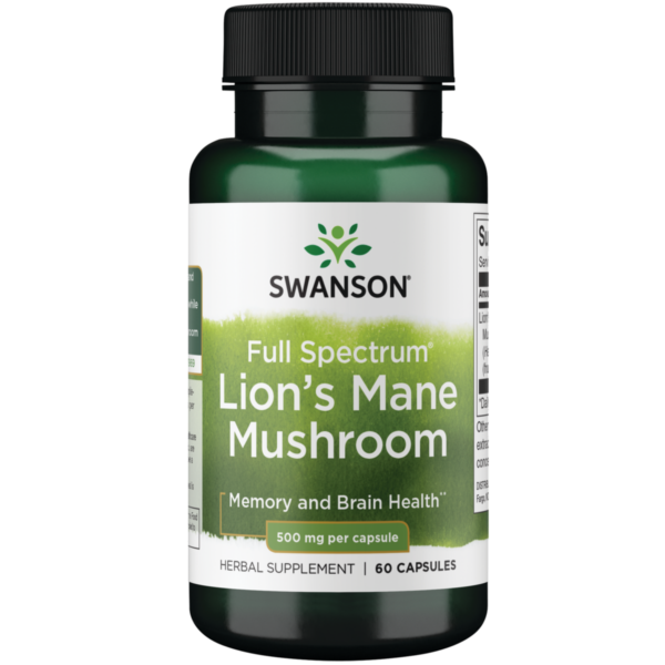 Swanson - Lion’s Mane Mushroom 500mg 60C