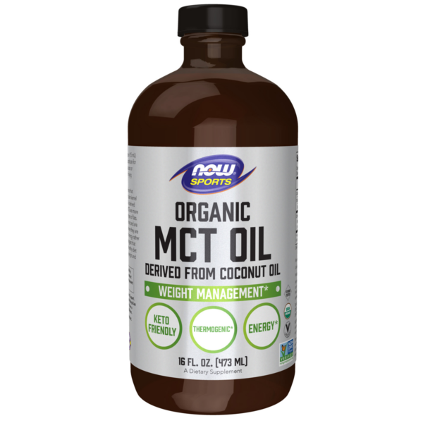 MCT Oil Organic, Derived From Coconut Oil 473ml