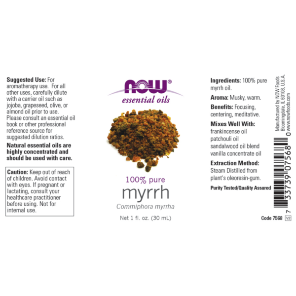 Myrrh Oil 100% pure 30ml (Commiphora Myrrha) - Image 2