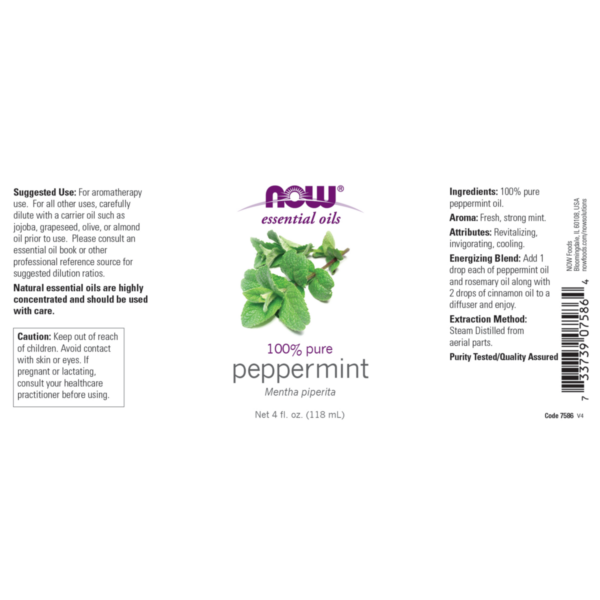 Peppermint Oil 30ml, 59ml, 118ml & 473ml (Mentha Piperita) - Image 4