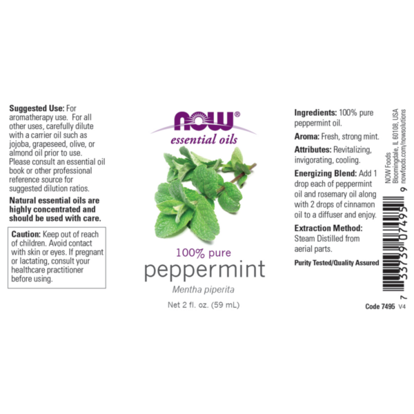 Peppermint Oil 30ml, 59ml, 118ml & 473ml (Mentha Piperita) - Image 6