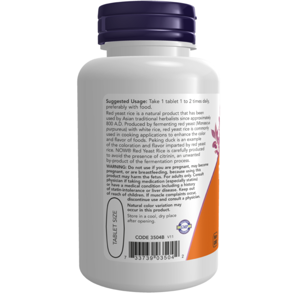 Red Yeast Rice 1200mg 60T - Image 3