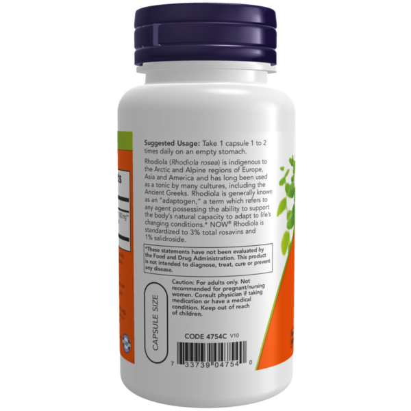 Rhodiola 500mg Extract 3% 60VC - Image 2