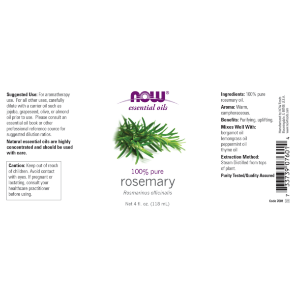 Rosemary Oil 30ml, 59ml, 118ml (Rosmarinus officinalis) - Image 3