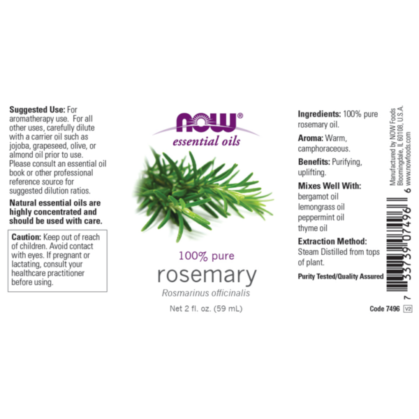 Rosemary Oil 30ml, 59ml, 118ml (Rosmarinus officinalis) - Image 5