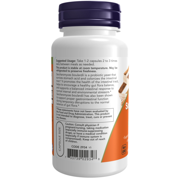 Saccharomyces Boulardii, Gastrointestinal Support 60VC - Image 2