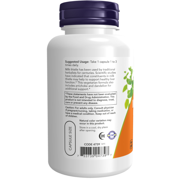 Milk Thistle Extract 300mg 100VC - Image 3