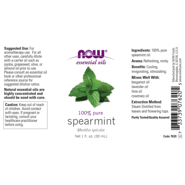 Spearmint Oil 30ml (Mentha Spicata) - Image 2