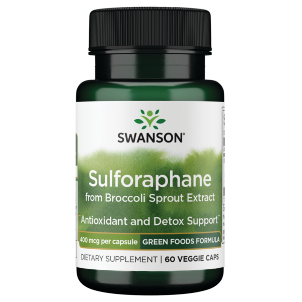 Swanson - Sulforaphane 400mcg 60VC (from broccoli sprout extract)