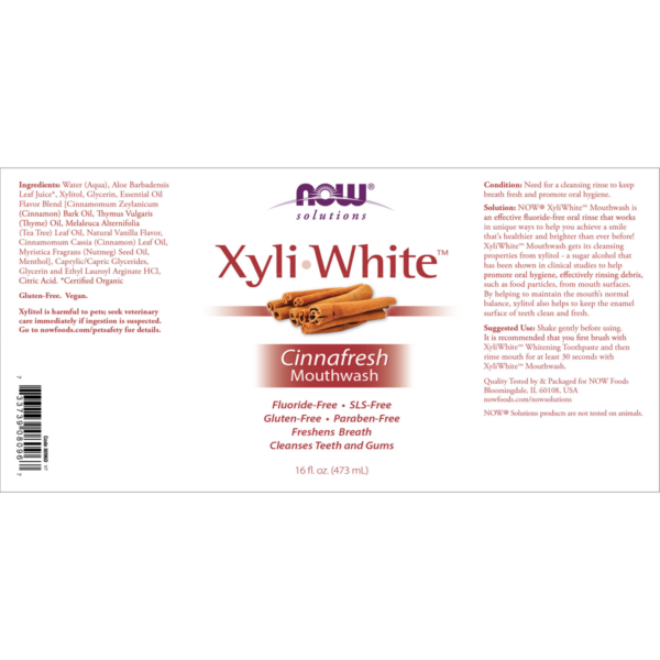 XyliWhite Mouthwash - Cinnafresh 473ml - Image 2