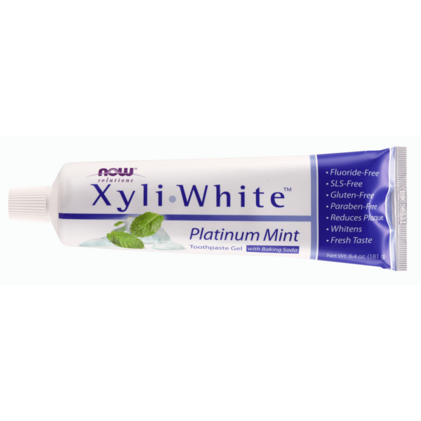 XyliWhite Toothpaste Gel Platinum Mint w/ baking soda 181g - Image 2