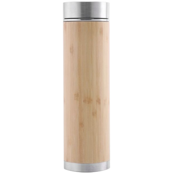 Bamboo Bottle with Tea Strainer 450ml